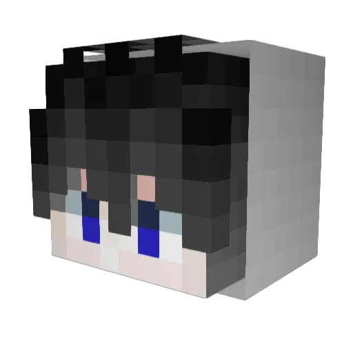 RaiCya_aoi Minecraft avatar head, 3D render