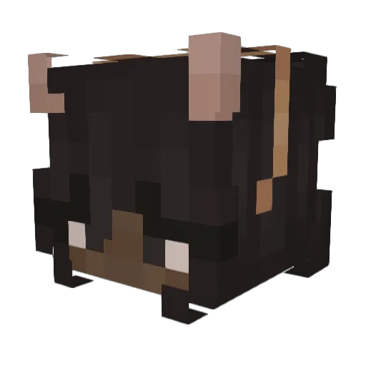 RaiDMos Minecraft avatar head, 3D render