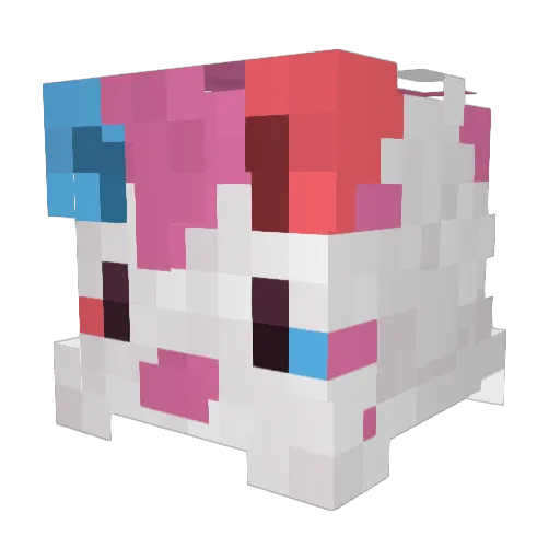 RaiTheFox Minecraft avatar head, 3D render