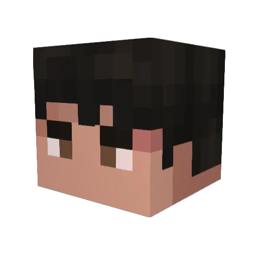 RaiZeChiLLz Minecraft avatar head, 3D render
