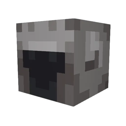 Raicalaca Minecraft avatar head, 3D render