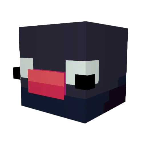 Raicho46 Minecraft avatar head, 3D render