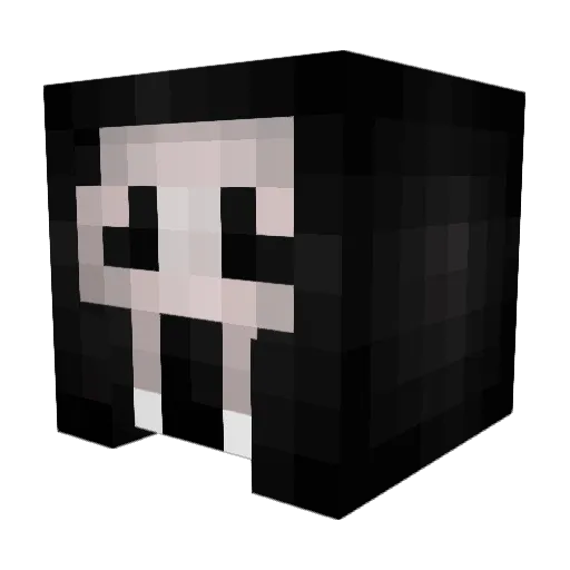 Raidderz Minecraft avatar head, 3D render