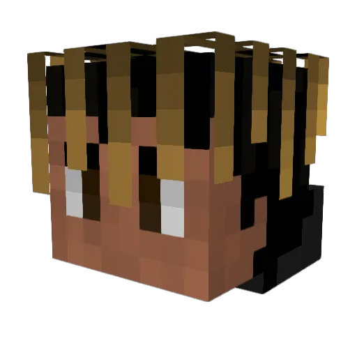 RaideR_619 Minecraft avatar head, 3D render