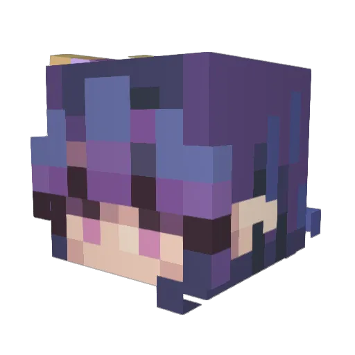 RaidenS_G Minecraft avatar head, 3D render
