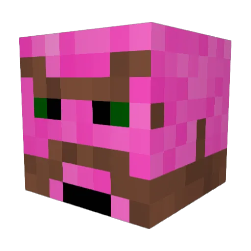 Raiderjake75 Minecraft avatar head, 3D render