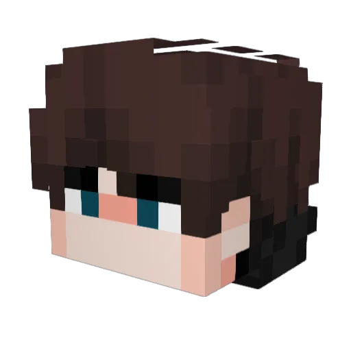 Raidevsky Minecraft avatar head, 3D render