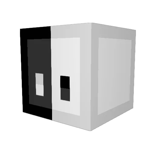 Raidfish Minecraft avatar head, 3D render