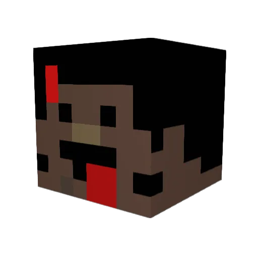 RaidonB Minecraft avatar head, 3D render