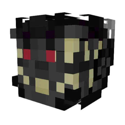 Raiizn Minecraft avatar head, 3D render