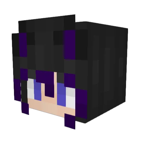 Raiju_Lyn Minecraft avatar head, 3D render