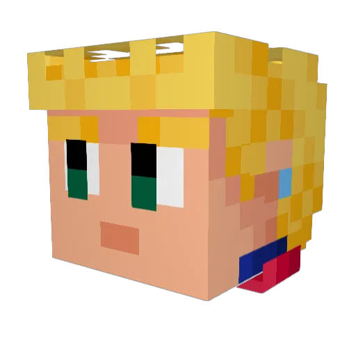 Raik_01 Minecraft avatar head, 3D render