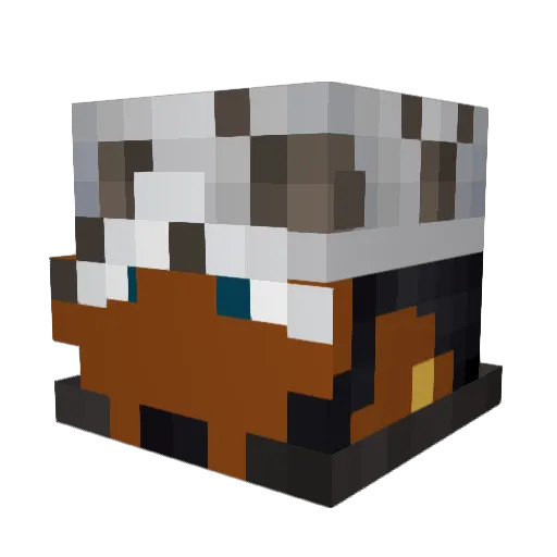 Raikiri_Kei Minecraft avatar head, 3D render