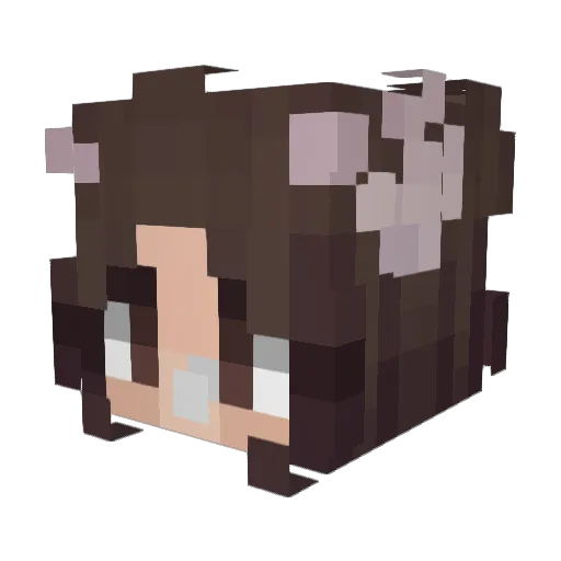 Raikku69 Minecraft avatar head, 3D render
