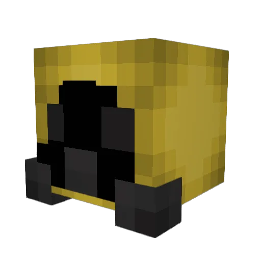Raimbow666_ Minecraft avatar head, 3D render