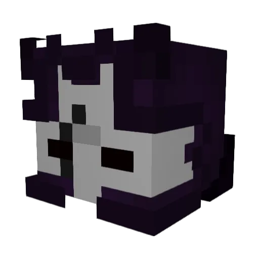 Raimby Minecraft avatar head, 3D render