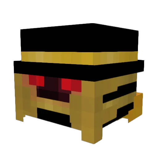 Rain252 Minecraft avatar head, 3D render