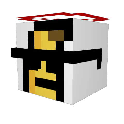 Rain4torm Minecraft avatar head, 3D render