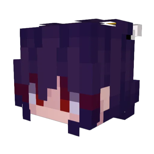 Rain5973 Minecraft avatar head, 3D render