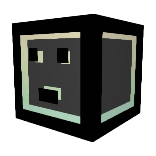 RainBlock10 Minecraft avatar head, 3D render