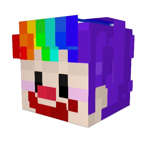 RainGosling Minecraft avatar head, 3D render