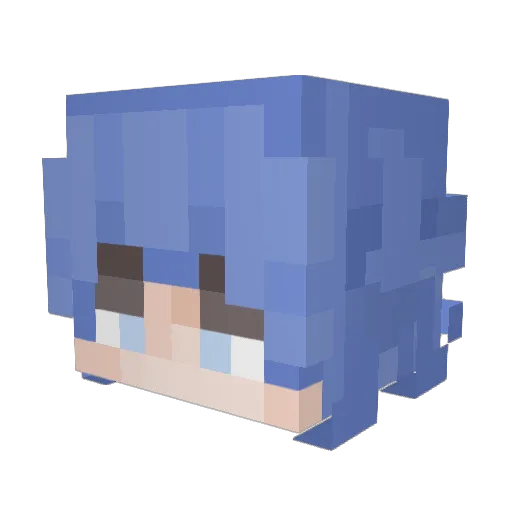 RainRebornFriend Minecraft avatar head, 3D render