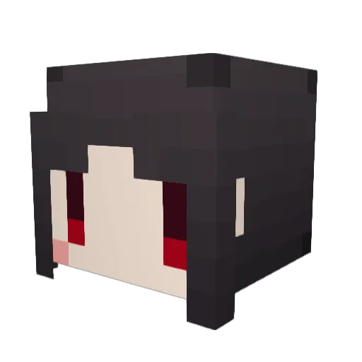 Rain_N1920 Minecraft avatar head, 3D render