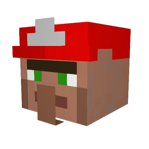 Rain_god5 Minecraft avatar head, 3D render