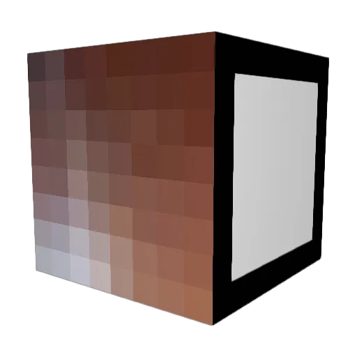 Rainbow5671 Minecraft avatar head, 3D render