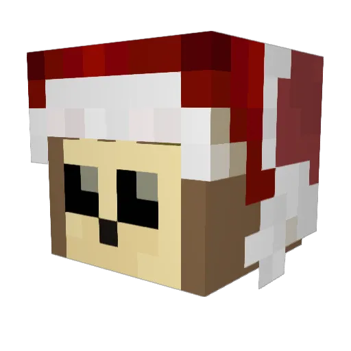 RainbowAble Minecraft avatar head, 3D render