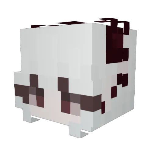 RainbowCookie07 Minecraft avatar head, 3D render