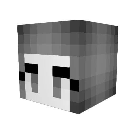 RainbowDash715 Minecraft avatar head, 3D render