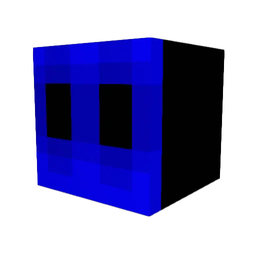 RainbowHawk7505 Minecraft avatar head, 3D render