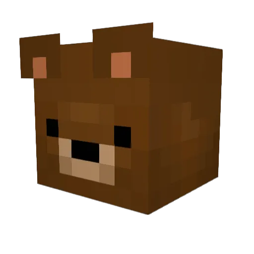 RainbowLion Minecraft avatar head, 3D render