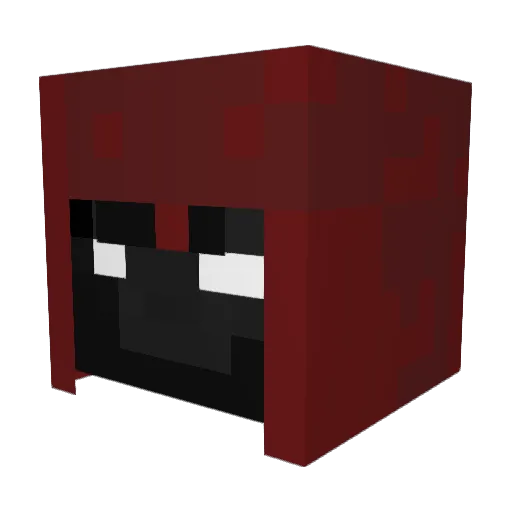 RainbowManic Minecraft avatar head, 3D render