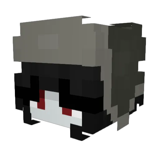 Rainbow_Fire08 Minecraft avatar head, 3D render