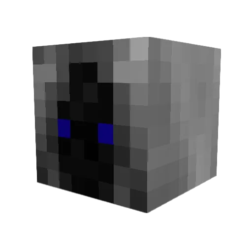 Rainbow_Galaxy Minecraft avatar head, 3D render