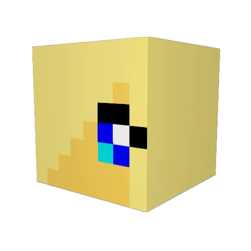Rainbow_star360 Minecraft avatar head, 3D render