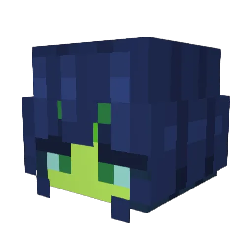 RainbowableWoa Minecraft avatar head, 3D render
