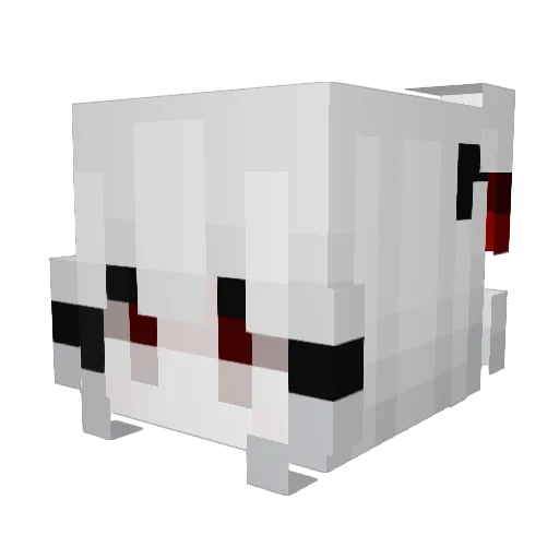 RainerVK Minecraft avatar head, 3D render