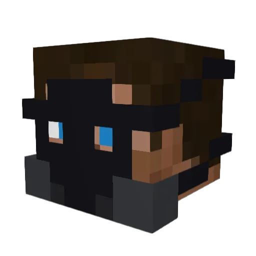 Rainerle98 Minecraft avatar head, 3D render