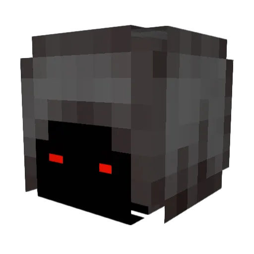 Rainess42 Minecraft avatar head, 3D render