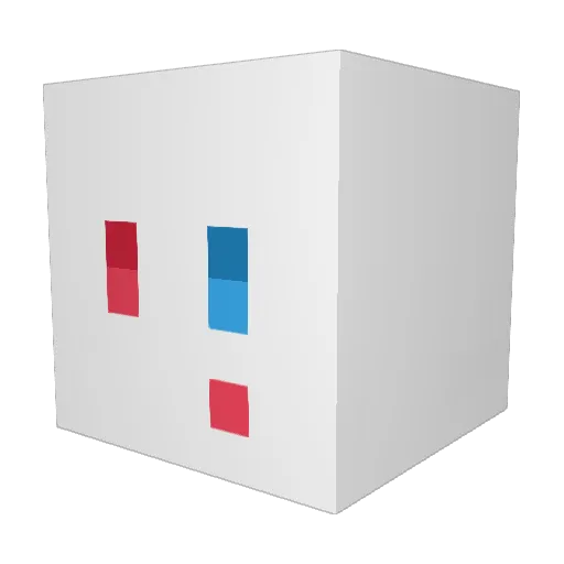 Rainy5on Minecraft avatar head, 3D render
