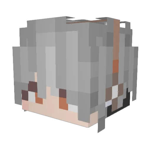RainyCleo Minecraft avatar head, 3D render