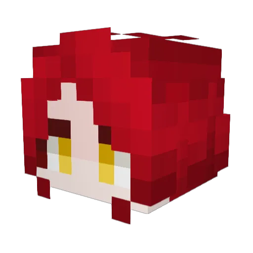 RainyEd Minecraft avatar head, 3D render