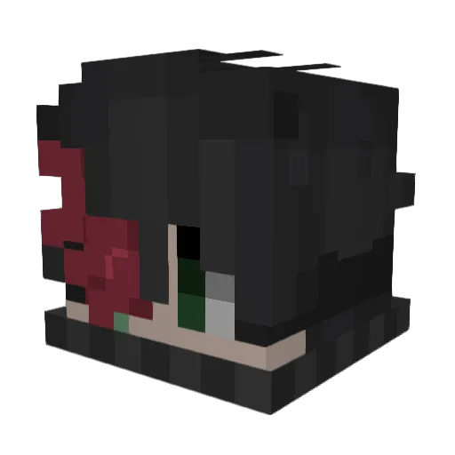 RainyLimbo Minecraft avatar head, 3D render