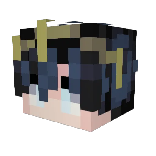 Rainy_Haven Minecraft avatar head, 3D render