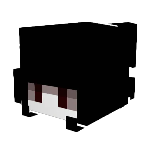 Raipu Minecraft avatar head, 3D render