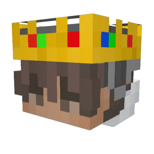 Raisaw Minecraft avatar head, 3D render