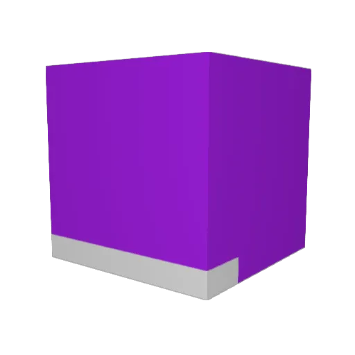 RaisedWall Minecraft avatar head, 3D render